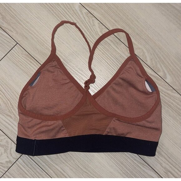 Nike Dri Fit Sports Bra Racerback Lined Wire Free Womens S Small Brown - Picture 3 of 4